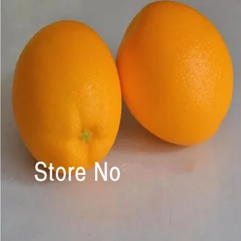 10szt Wysoka Imitacja 8 cm Ciężkich Suszone owoce Sztuczne Pomarańczowe Owoce Żółty Pomarańczowy Dekoracje Ślubne Domowej Kuchni