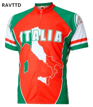 2018 Italia Rowerowa Odzież Szybkoschnąca Z Krótkim rękawem Koszulki Rowerowe Ropa Ciclismo Rowerowa Odzież Sportowa Odzież Gorąca