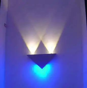 3 W Wysokiej Mocy LED na Ścianie Korytarza Utwór pod sufitem Szafa Światło Lampy Lampa Trójkąt NOWY