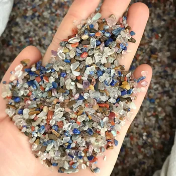 50 g Mini-Mały Naturalny Mix Kolorów Kryształowy Układ scalony Rock Kwarc Próbkę Minerału Akwarium Ogrodowy Doniczka Biżuteria Kamienie
