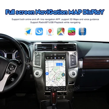 Android Radio Samochodowe Do Toyota 4Runner 2009-2019 Odtwarzacz Multimedialny GPS Nawigacja Auto Stereo Odbiornik Audio radioodtwarzacz 128 g