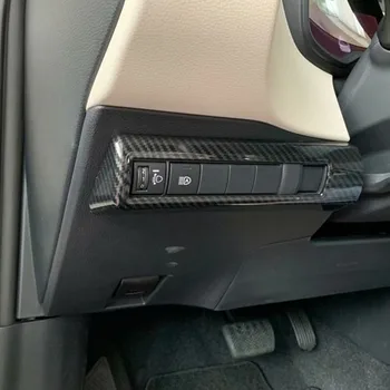 Automatyczna naklejka z podświetleniem z włókna węglowego, wewnętrzna formowania naklejka do toyota Corolla 2019 2020 2021