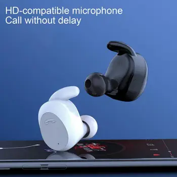 Bezprzewodowe douszne słuchawki z redukcją szumów, Bluetooth-kompatybilny 5.0 Mini Monofoniczne Sportowe Słuchawki dla firm