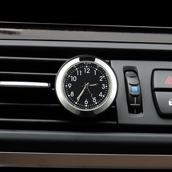Dekoracja Odświeżacz Powietrza Zegar Dekoracja Wnętrz Świecące Zegar Auto Zegarki Samochodowe Otwory Wentylacyjne Klip Odświeżacz Powietrza 2 w 1 Nowy