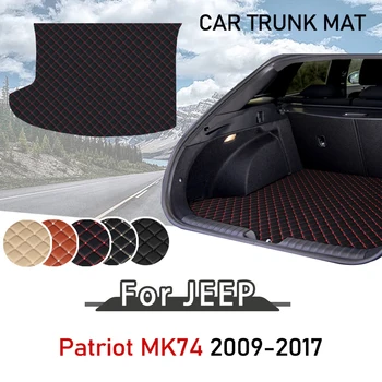 Dla Jeep Patriot MK74 2009-2017 Dywaniki Do Bagażnika Pyłoszczelny samochodowy mata do bagażnika Stylizacja Auto Akcesoria 2010 2011 2012 2013 2014