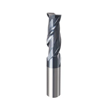 HRC45 frez 2 rowki 2 mm 3 mm 4 mm 5 mm 6 mm 8 mm 10 mm bezpośredni chwyt z węglika Wolframu Stal endmill nóż do tokarki