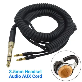 Kabel audio-Adapter Profesjonalny Czysty Dźwięk Praktyczny 3,5 mm Zestaw Audio AUX Kabel do Denon AH-D600/D7200/D7100/D9200/D5200