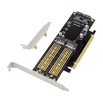 Karta adaptera NGFF i MSATA SSD M. 2 NVME dla PCIE / M. 2 SATA SSD na SATA III /SATA adapter SATA do 2280/2260