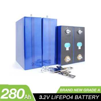 Lifepo4 3,2 W 280Ah LF280K Klasa A CATL Bateria DIY 12 v 24 v 48 v RV Łodzi ZASILACZ Akumulator Do Magazynowania Energii Słonecznej UE Podatek za Darmo z Шинопроводом