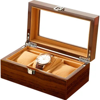 Luksusowe Drewniane Pudełka Do Zegarków Organizer Do Przechowywania Skrzynia 12 Slotów Zegarki Biżuteria Bransoletka Pudełko Do Przechowywania Wyświetlacz Skrzynia Zegara Futerał Drewniany Prezent
