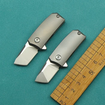 M390 proszkowe stal mini nóż składany ze stopu tytanu uchwyt kolekcja przenośny nóż ECD basen przenośny kluczowy nóż