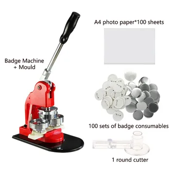 Maszyna Do Produkcji Ikon JY-X01 Indywidualny Sprzęt DIY Broszka Brelok Do Kluczy, Maszyna Do Produkcji Ikon Pin Epaulette Prasa-Maszyna