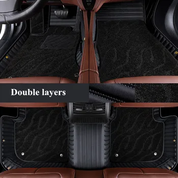Najwyższa jakość! Wykonane na zamówienie specjalne dywaniki samochodowe do Jeep Wrangler JL 2022 4 drzwiowe mocne dwuwarstwowe dywany dla Wrangler 2021-2018