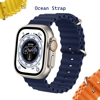 Ocean Pasek do Apple Watch Band 49 mm 45 mm 44 mm 42 mm 41 mm 40 mm mc Serie 7 6 5 3 Se 8 Akcesoria do Silikonowych Bransoletek