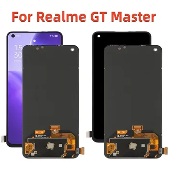 Oryginalny AMOLED Dla Realme GT Master RMX3363 RMX3360 Wyświetlacz LCD ekran Dotykowy Digitizer W Zbieraniu Realme GTMaster LCD