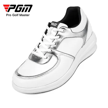 PGM XZ209 Damska wewnętrzne wzmocnione buty golfowe, Antypoślizgowa Wodoodporna skóra z mikrofibry, Wygodne, oddychające buty do biegania 35-39 metrów