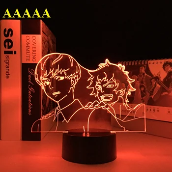 Pilot Devilman Berek Led do Dekoracji Sypialni Prezent Na Urodziny Nocne Manga Devilman Berek Anime 3D Lampa Stołowa