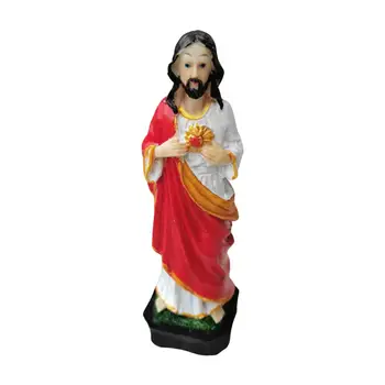 Posąg Jezusa z Żywicy Produkuje Zbiór Katolickich Prezentów dla Stacjonarnego Biurowego Wystroju