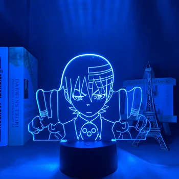 Pożeracz Dusz Śmierć Dziecka Anime Oprawa Led do Dekoracji Sypialni lampka Nocna dla Dzieci Prezent Na Urodziny Manga lampka Nocna 3d Lampka Pożeracz Dusz