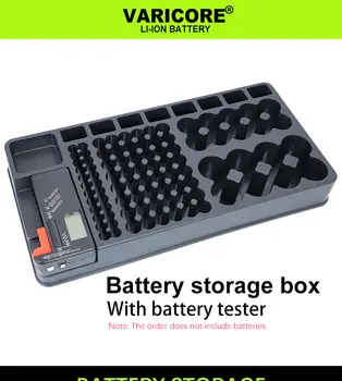 Pudełko do przechowywania Baterii, Uchwyt, Etui/Organizer/ Kontener, bateria AA AAA C D i 9 W z miernikiem napięcia testowego