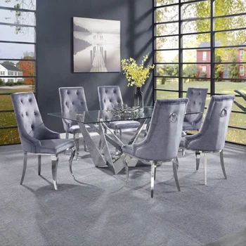 Restauracja krzesło skandynawskie, odzież krzesła do jadalni, meble nowoczesne krzesła do jadalni ze stali nierdzewnej