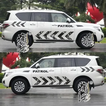 Samochodowe naklejki do Nissan Patrol y62 2012-2021 Niepowtarzalny wygląd zewnętrzny sportowa offroad naklejka folia