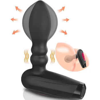 Sex shop dmuchany SM lobby korek analny magnetyczne wchłanianie bezprzewodowy pilot zdalnego sterowania wibracje prostaty seks-zabawki masturbator zabawka