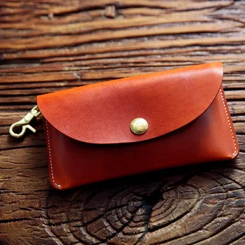 SIKU męski portfel skórzany ręcznie torba do telefonu znanej marki portfel