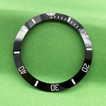 Standardowy 40 mm Obudowa Godzin Ceramiczny Pierścień Wstaw 38*30,5 mm Części tarczy Zegarmistrz Wymiana Akcesoriów Nadaje się Do Rlx Seiko