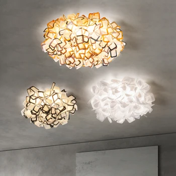 Włochy kwiat lampa sufitowa Projekt akrylowy lampa sufitowa led kolor klosza / Salon, pokój dziecięcy salon dziewczyna sypialnia światło